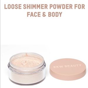 KKW loose shimmer powder for face/body, in PEARL